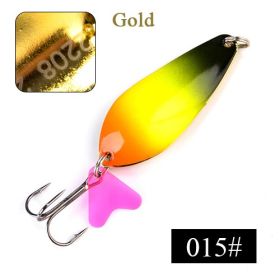 42g Double Iron Plate Sequin Road Sub Fish Hook (Option: 15Color-35g)
