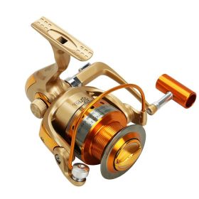 Metal Head Rocker Fishing Reel Fishing Reel Spinning Wheel Sea Rod Wheel (Option: Orange-2000style)